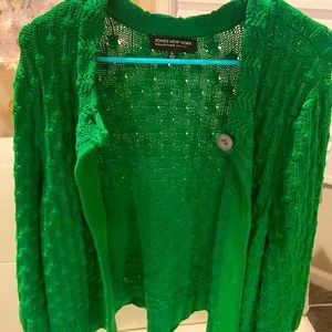 Green Jones New York Knitted Sweater Petite